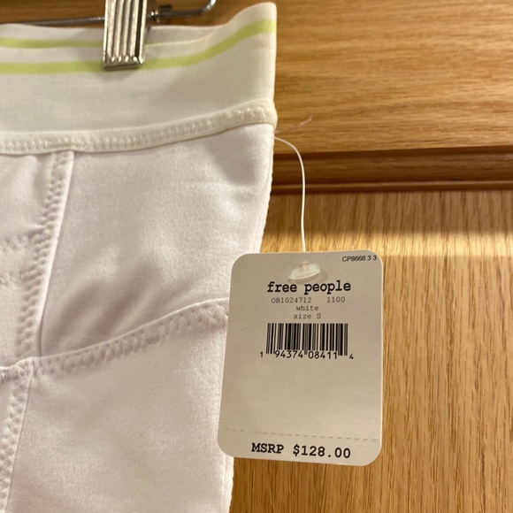 Free People Ruffle Hem Sanctuary Leggings White - Picture 5 of 16